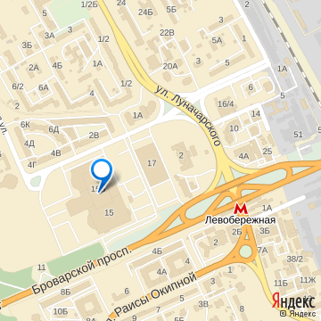 Карта места проведения встречи