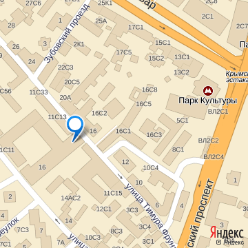 Карта места проведения встречи